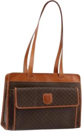 Celine Pre-owned Vintage Tote Bag - Dames - Vintage Shopper - Bruin - ONE Size - Vintage