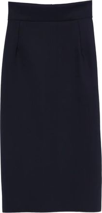 La Petite Robe Di Chiara Boni Gonna midi a vita alta - Blu