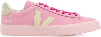 Veja Pink Leather Campo Sneakers