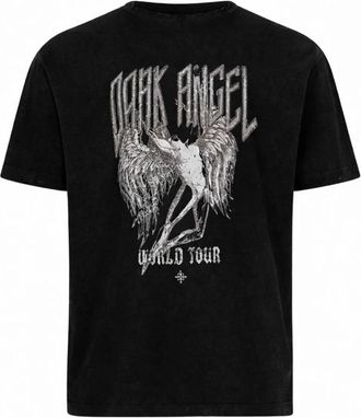 John Richmond T-shirt met Iconische Grafische Print - Heren - T-shirts - Zwart - M - Tops