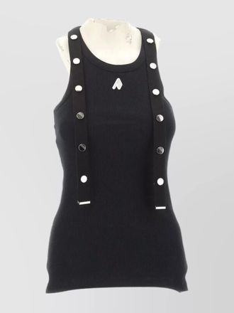 The Attico ribbed cotton slim-fit tank top