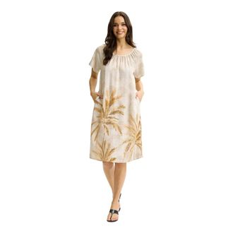 In Front Jurken - Dames - Casual kleedjes - Beige - XL - Kleedjes