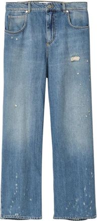 Ga&euml;lle Paris Blauwe Straight Jeans voor Moderne Vrouwen - Dames - Regular Fit Jeans - Blauw - W26 - Jeans