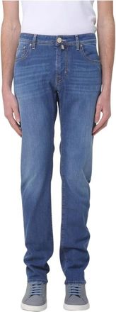 Jacob Cohen Straight Jeans - Heren - Regular Fit Jeans - Blauw - W32 - Jeans