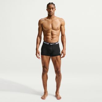 Nike Mens Essential Micro Dri-FIT Trunks (3-Pack) in Black | KE1156-001