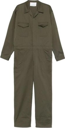 Frankie Shop Jumpsuits & Playsuits, Dames, Groen, M, Katoen, Ardea Katoenen Utility Jumpsuit