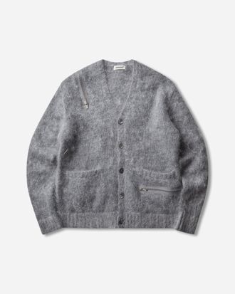 Undercover Men s Zipped Cardigan Grey