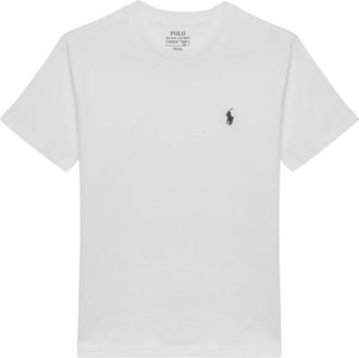 Polo Ralph Lauren T-shirt van katoenen jersey met korte mouwen - Heren - T-shirts - Wit - S - Katoen - Tops
