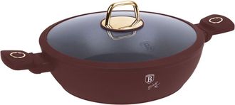 OEM Cacerola Plana De Titanio Con Tapa De 30 Cm, Berlinger Haus Bh-8039 Leonardo