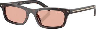 Prada Sunglasses, unisex, Brown, Size: 52 MM Prd05S Sunglasses