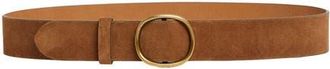 Gerard Darel Paloma Suede Sliding Buckle Belt in Tabacco at Nordstrom, Size Medium