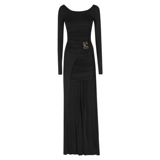 Elisabetta Franchi Mujer, Vestidos, Negro, Talla: S