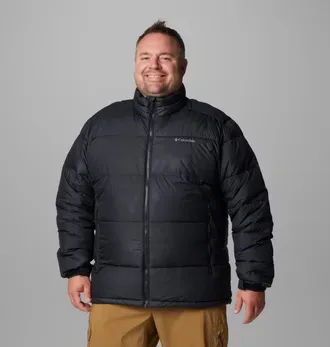 Columbia Pike Lake II Jacket Mens Black Thermal Insulated Full Zip JAX842