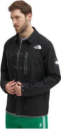 The North Face Amos Tech Overshirt - Heren - Outdoorjassen - Zwart - S - Polyester - Fitness