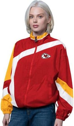 Starter Womens Starter Red/Gold Kansas City Chiefs Vintage 1st Quarter Full-Zip Windbreaker at Nordstrom, Size Xx-Large