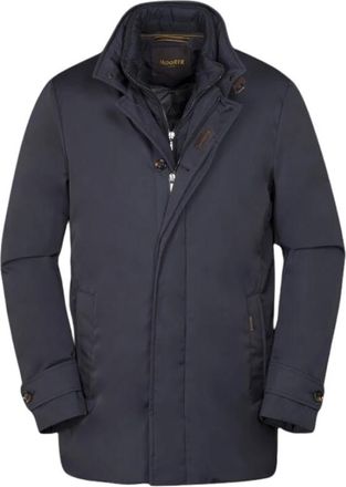Moorer Gladde Jas - Heren - Parka Jassen - Blauw - M - Jassen