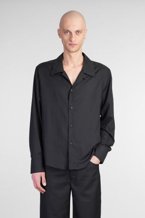 Courrèges Shirt In Black Cotton