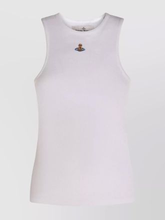 Vivienne Westwood sleeveless top ribbed texture