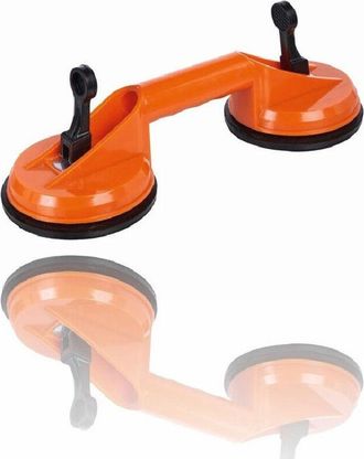 Trade Shop Trade Shop - Ventosa Doppia Aspirazione Vetro 155mm Portata 100/85 Kg Ripara Ammaccature