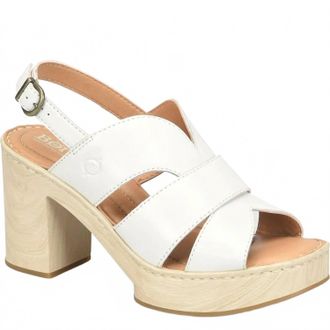 Born Womens Nassau Sandal In White