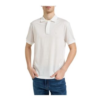 Emporio Armani Polo met korte mouwen - Heren - Polos - Wit - 2XL - Katoen - Tops