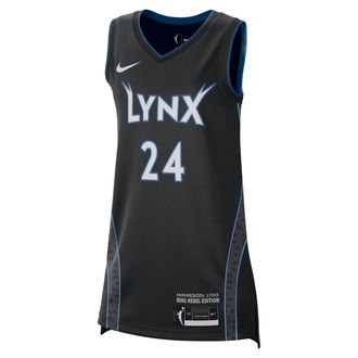Nike Napheesa Collier Minnesota Lynx 2026 Rebel Edition Nike Womens WNBA Dri-FIT Victory Rebel Jersey in Black | IF7171-014
