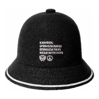 Kangol Fine Print Casual - unisex - Hoeden - Zwart - S - Polyester - Accessoires