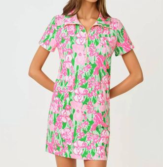 Lilly Pulitzer Upf 50+ Eleni Dress In Putting Green Hannah Golf