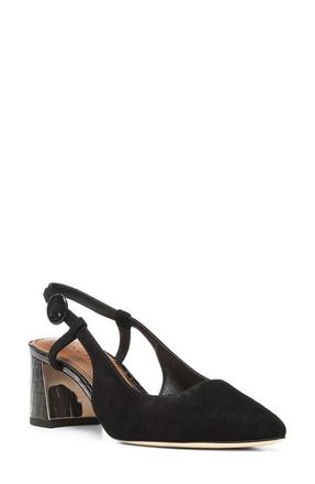 Donald J Pliner Song Slingback Pointed Toe Pump in Black at Nordstrom, Size 5