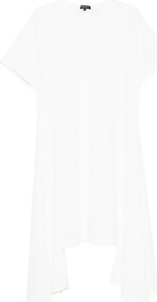 Comme Des Gar&ccedil;ons T-shirt asimmetrica - Bianco