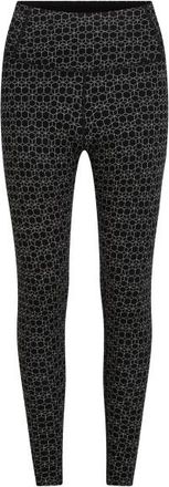Icebreaker Merino 260 Oasis Leggings Alpine Geo Merinounterw&auml;sche f&uuml;r Damen | schwarz