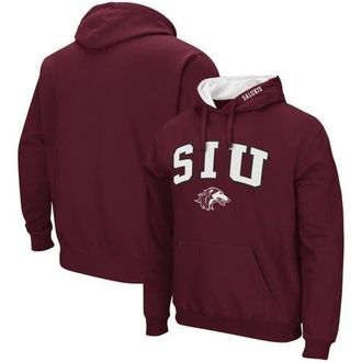 Colosseum Mens Colosseum Maroon Southern Illinois Salukis Arch and Logo Pullover Hoodie at Nordstrom, Size Medium