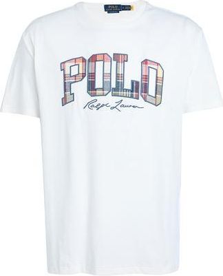 Ralph Lauren CLASSIC FIT PLAID-LOGO JERSEY T-SHIRT