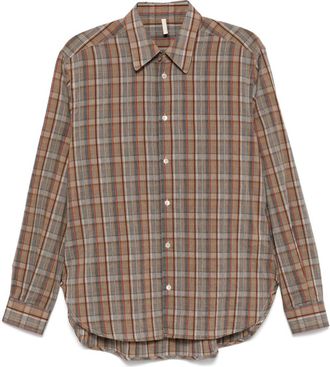 Sunflower Base shirt - men - Viscose/Cotton/Polyester - M - Brown