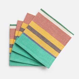 La Redoute Interieurs Geweven geverfde katoenen servetten Antika