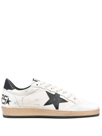Golden Goose Ballstar Nappa Tomaia In Pelle Stella E Tallone Punta Crack E Sperone