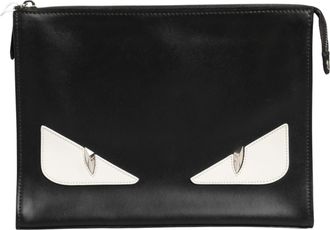 Fendi Monster Eyes Clutch Womens Bag (Pre-Owned)