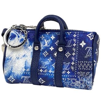 Louis Vuitton Blue Monogram Pouch (Pre-Owned)