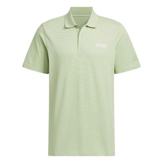 adidas Piqu Solid Polo Shirt Asia Sizing Green JI9054