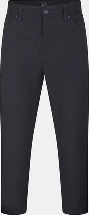 HUGO BOSS Mens Re.maine5 Solid Patterned Five Pocket in Dark Blue - Size 32W/30L