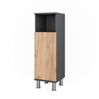 Vicco Mueble Midi Fynn, Antracita/roble Dorado, 30 X 95 Cm
