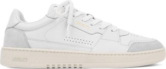 Axel Arigato White Sneakers With Smooth And Suede Textures