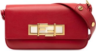 Fendi Pre-owned Fendi Leather 3Baguette Shoulder Bag Ladies 8BR720 1E0 158 32241