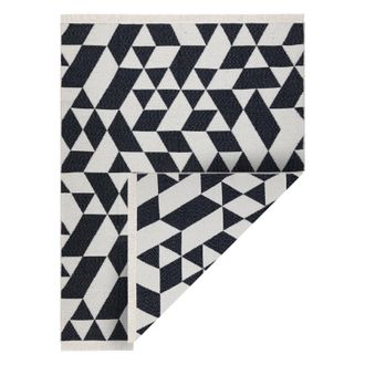 RugsX RugsX Twin Rug in Black | Size: 160 cm x 220 cm