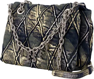 Diesel Charm-D Shoulder Bag - Gray