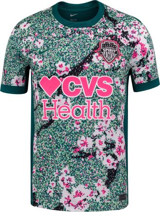 Nike Washington Spirit Stadium Edition Nike Mens Dri-FIT Replica Jersey in Green | P35556WSNS26-ENG