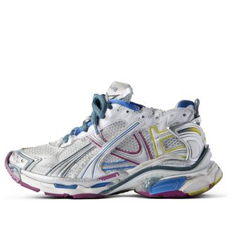 Balenciaga (WMNS) Balenciaga Runner Sneaker White Blue Purple 772767W3RMU9547