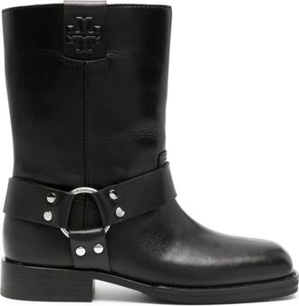Tory Burch Black Leather Boots
