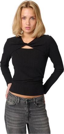 MY ESSENTIAL WARDROBE Busta MW LS Blouse - Dames - Longsleeves - Zwart - M - Tops