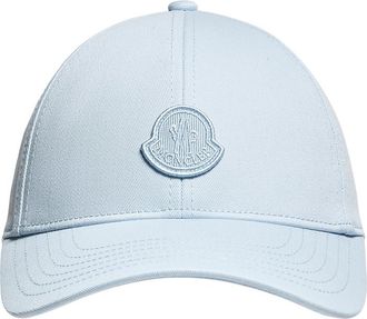 Moncler Moncler Gabardine Baseball Cap, Women, Blue, Size: One Size